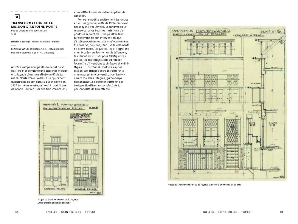 Antoine Pompe. Parcours d'architectes