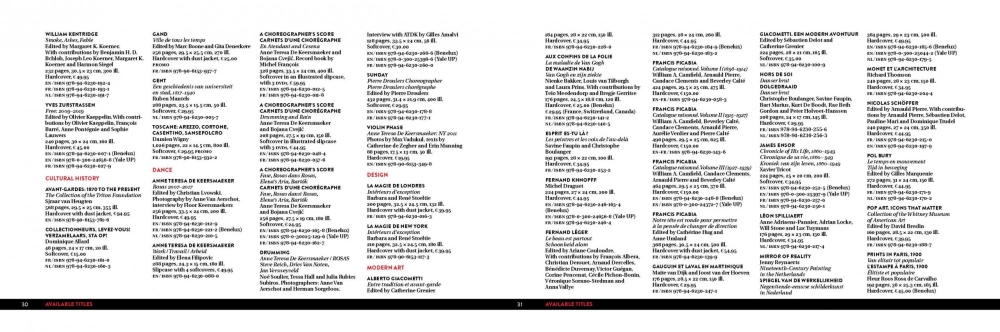 Mercatorfonds Publications Catalogue 2020