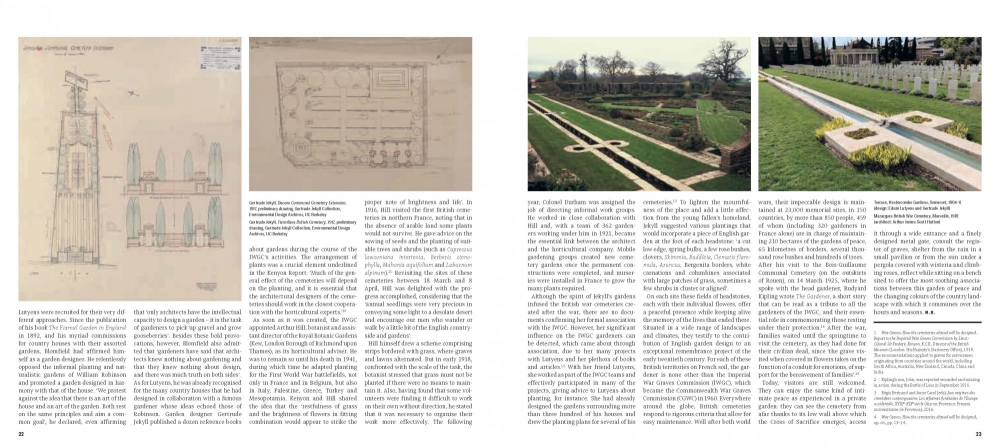 Never again. Gardens of Peace. A landscape and architectural history of war cemeteries